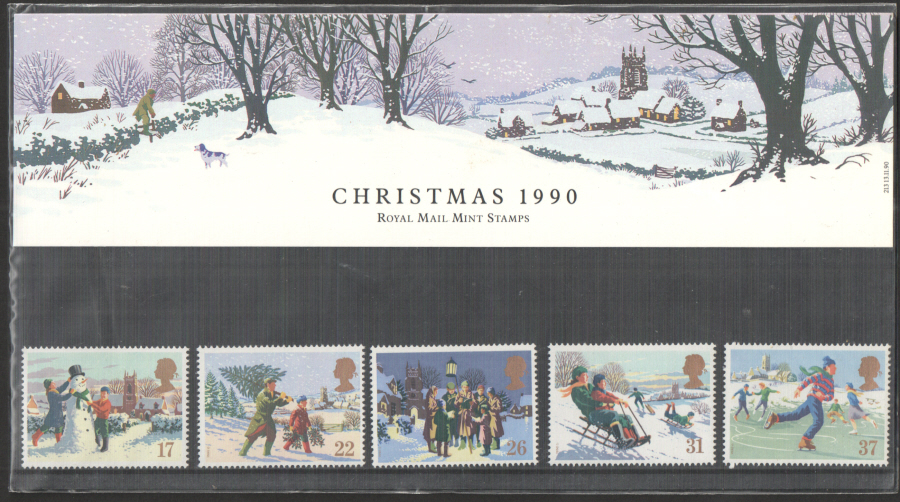 (image for) 1990 Christmas Royal Mail Presentation Pack 213 - Click Image to Close